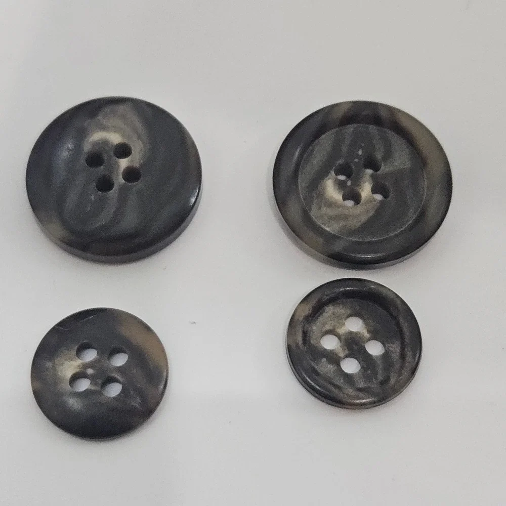 Jos A Bank Brown Swirl Suit‎ Blazer Replacement Buttons Marbled Set of 10 Sewing